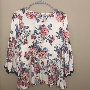 Altar’d State long sleeve floral blouse
